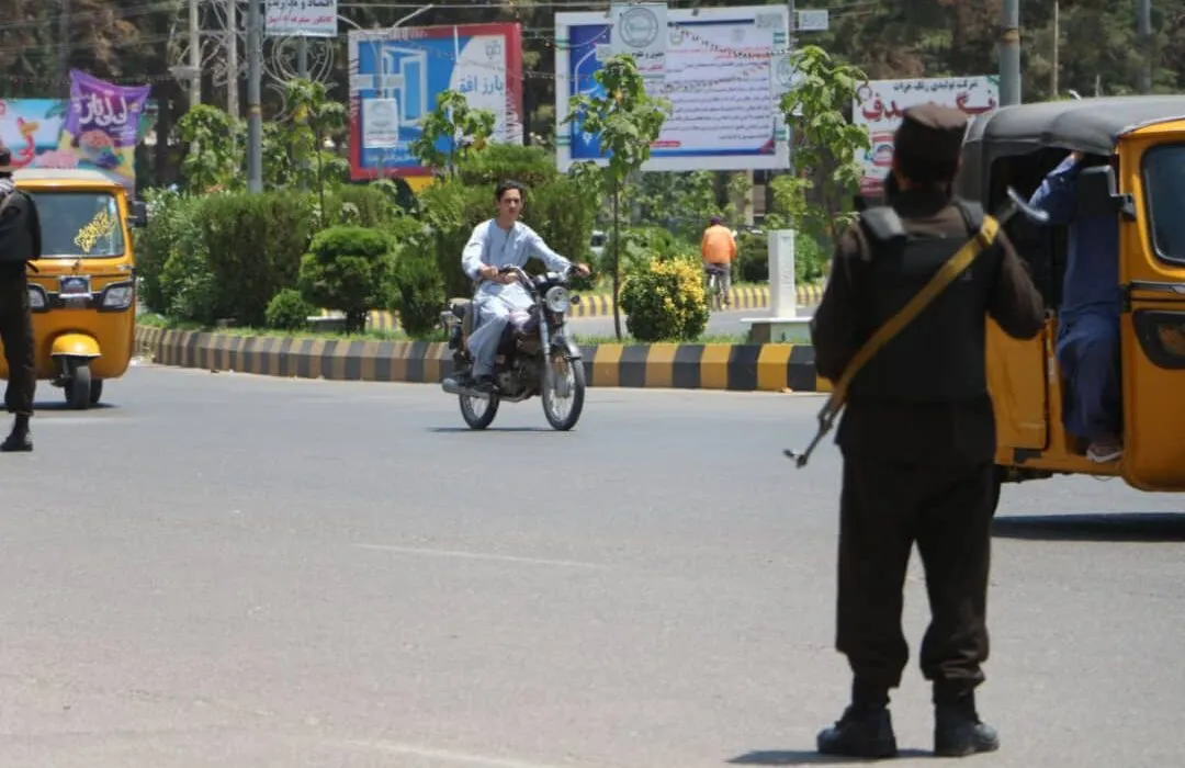 نیروی تالبان در خیابان