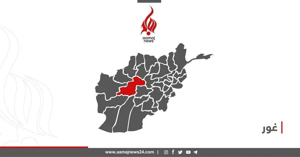 نقشه ولایت غور